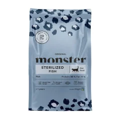 Monster Pet Food Kissan Kuivaruoka|Kissan Erikoisruoat*Monster Cat Original Sterilized, kala