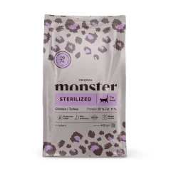 Monster Pet Food Kissan Kuivaruoka|Kissan Erikoisruoat*Monster Cat Sterilized Kana & Kalkkuna