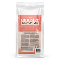 Monster Pet Food Penturuoka|Koiran Kuivaruoka*Monster Classic Dog L/XL Puppy Poultry