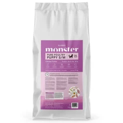 Monster Pet Food Penturuoka|Koiran Kuivaruoka*Monster Classic Dog S/M Puppy Poultry