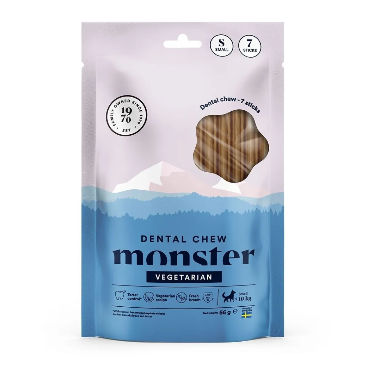 Monster Pet Food Hammasherkut|Purutikut*Monster Dog Dental Chew Vegetarian Small