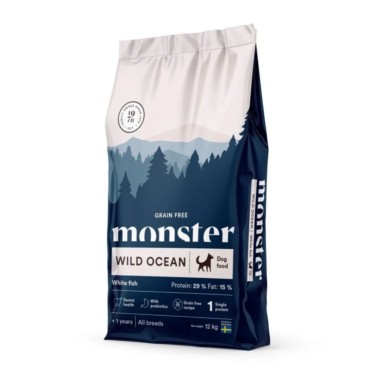 Monster Pet Food Koiran Kuivaruoka|Uutuudet Koirille*Monster Dog GF Wild Ocean
