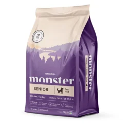 Monster Pet Food Koiran Kuivaruoka|Senioriruoka*Monster Dog Senior Kana & Kalkkuna