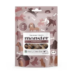 Monster Pet Food Pehmeät Koiran Herkut|Pikkuherkut Ja Treeninamit*Monster Dog Training Treats kana & kenguru 100g
