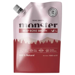 Monster Pet Food Ruokinnan Monipuolistaminen|Koiran Märkäruoka Ja Makkarat*Monster-luuliemi, nauta