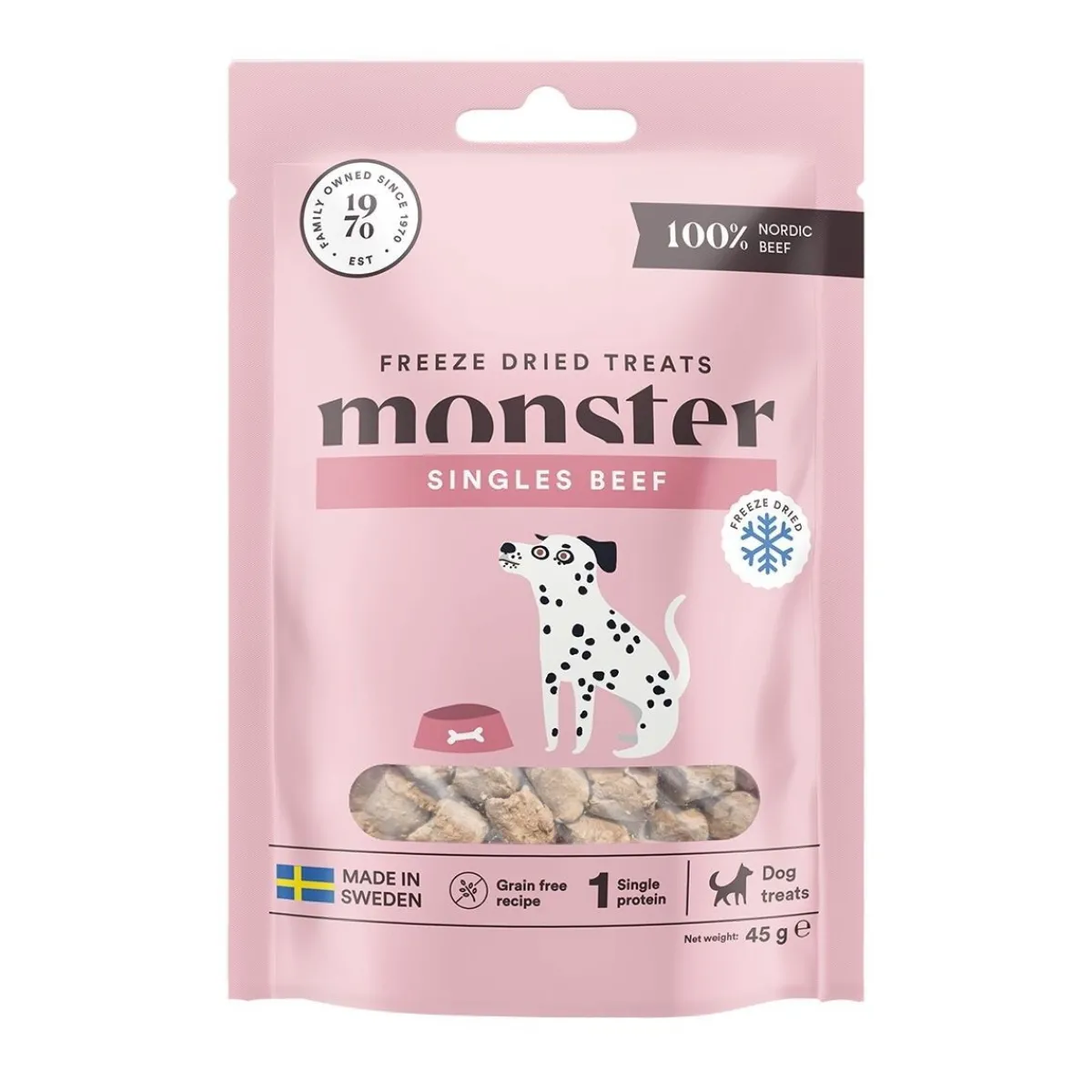 Monster Pet Food Täyslihaherkut|Pikkuherkut Ja Treeninamit*Monster pakastekuivattu nauta
