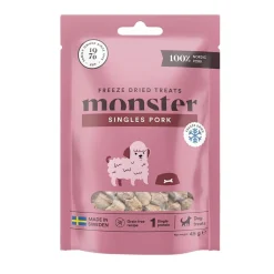 Monster Pet Food Täyslihaherkut|Pakastekuivatut Koiranherkut*Monster pakastekuivattu possu