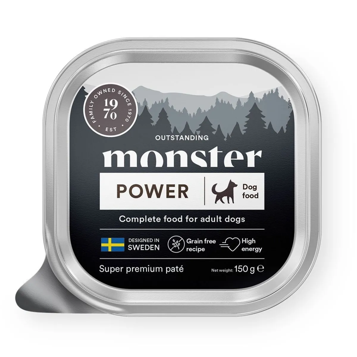 Monster Pet Food Koiran Märkäruoka Ja Makkarat*Monster Power kana 150 g