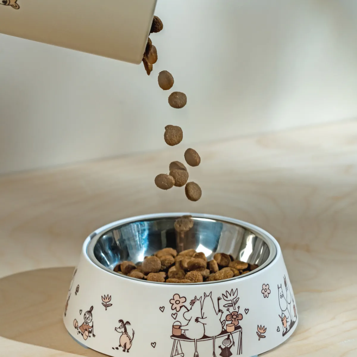 Moomin Koiranpennun Ruokailu|Koiran Ruoka- Ja Juomakupit*for Pets Moments -koirankuppi