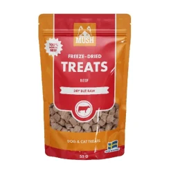 Mush Täyslihaherkut|Pikkuherkut Ja Treeninamit*Freeze-Dried Nauta 55g herkku koiralle