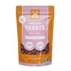 Mush Täyslihaherkut|Pikkuherkut Ja Treeninamit*Freeze-Dried Possunkeuhko 45g herkku koiralle