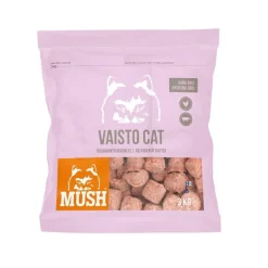 Mush Kotimainen Kissanruoka|Kissan Raakaruoka*Vaisto Cat Kana-sika