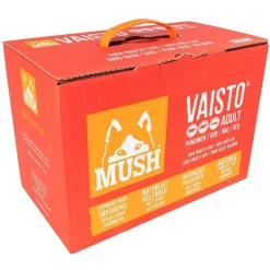 Mush Ruokinnan Monipuolistaminen|Kotimainen Koiranruoka*Vaisto® Punainen sika-nauta-lohi