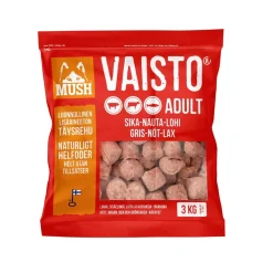 Mush Ruokinnan Monipuolistaminen|Kotimainen Koiranruoka*Vaisto® Punainen sika-nauta-lohi