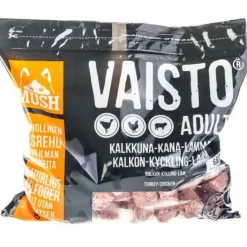 Mush Ruokinnan Monipuolistaminen|Kotimainen Koiranruoka*Vaisto XL kalkkuna-kana-lammas 3 kg