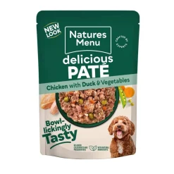 natures:menu Koiran Märkäruoka Ja Makkarat*Dog Kana & Ankka 300g