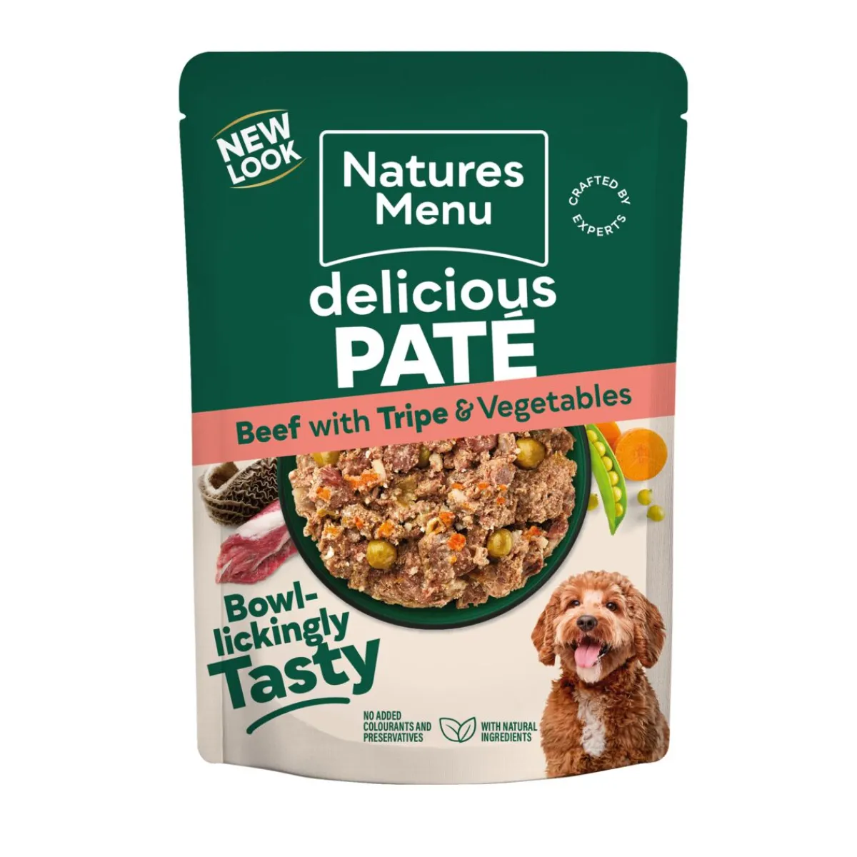 natures:menu Koiran Märkäruoka Ja Makkarat*Dog Nauta & naudanmaha 300g