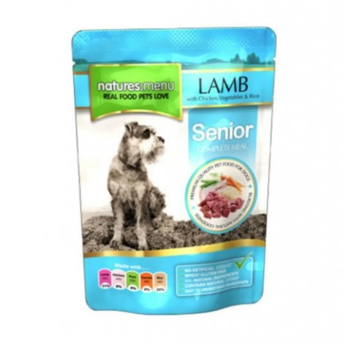 natures:menu Koiran Märkäruoka Ja Makkarat|Senioriruoka*Dog Senior 300g
