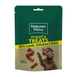 natures:menu Pikkuherkut Ja Treeninamit*Natures Menu Kana-Lammas-Possuherkku koiralle 100g