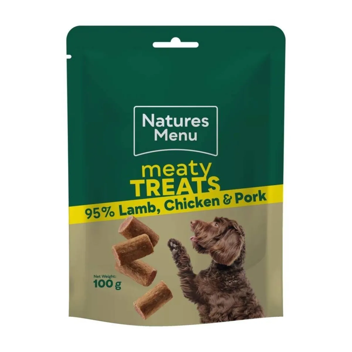 natures:menu Pikkuherkut Ja Treeninamit*Natures Menu Kana-Lammas-Possuherkku koiralle 100g