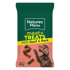 natures:menu Pikkuherkut Ja Treeninamit*Natures Menu Nauta-Possuherkku koiralle 50 g
