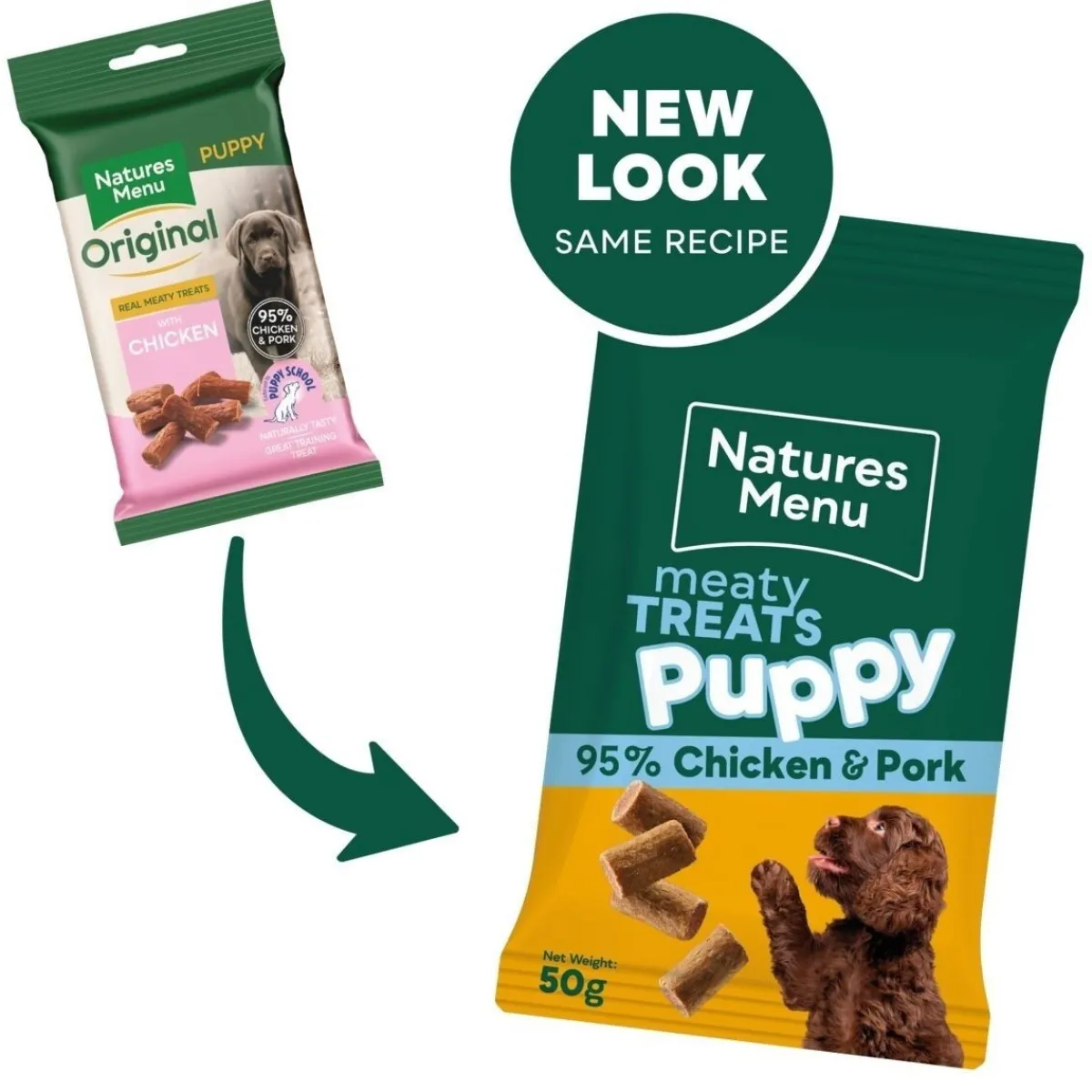 natures:menu Pikkuherkut Ja Treeninamit*Natures Menu Puppy pentuherkku 50 g