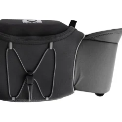 Non-stop dogwear Koiran Hihnat Ja Flexit|Retkeily Koiran Kanssa*Non-Stop Belt laukku vetovyöhön, musta/harmaa