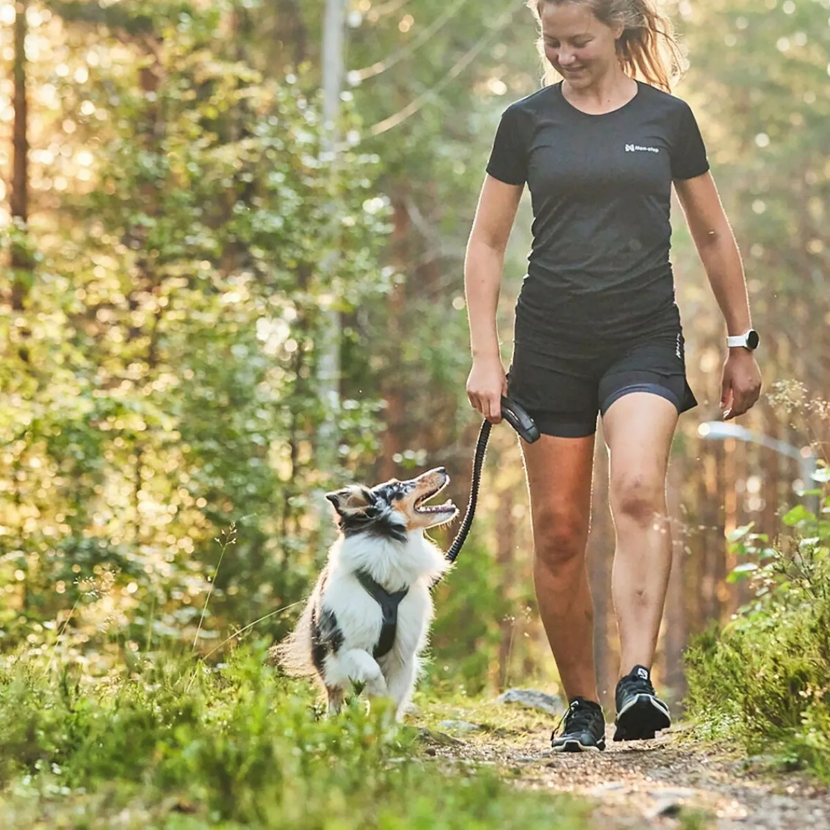 Non-stop dogwear Koiran Valjaat*Line harness 5.0, vihreä