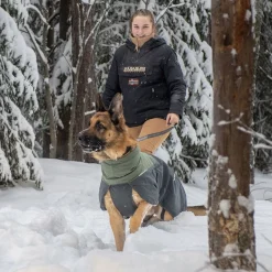 Non-stop dogwear Koiran Vaatteet|Koiran Talvitakit*Non-Stop Glacier wool 2.0 talvitakki, vihreä/harmaa