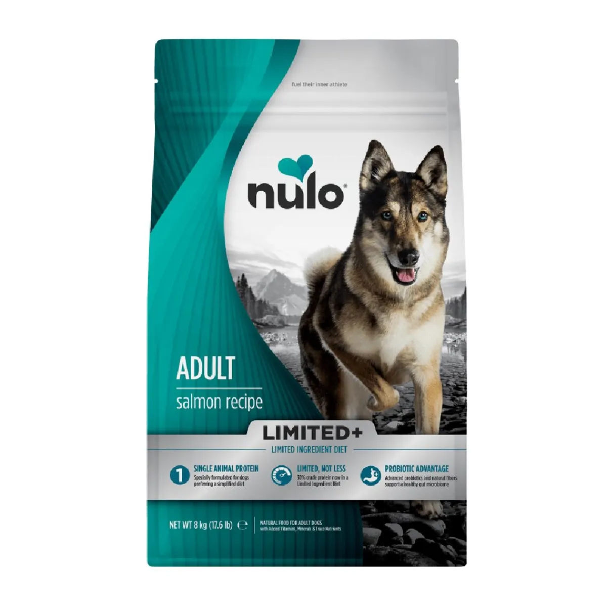 Nulo Koiranruoat Erityistapeisiin|Koiran Kuivaruoka*Limited+ Dog Adult Fresh Salmon