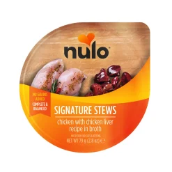 Nulo Kissan Märkäruoka|Uutuudet Kissoille*Signature Stews Cat kanaa & kananmaksaa liemessä 79 g