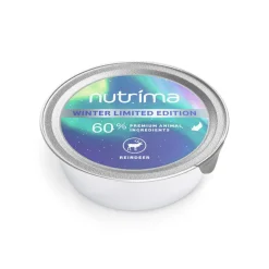 Nutrima Koiran Märkäruoka Ja Makkarat*Dog Reindeer Winter limited edition 125g