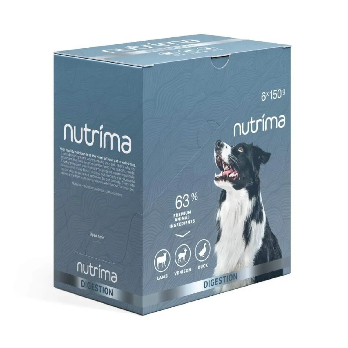 Nutrima Koiran Märkäruoka Ja Makkarat*Health Digestion märkäruoka 150g