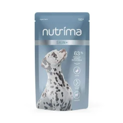 Nutrima Koiranruoat Erityistapeisiin|Koiran Märkäruoka Ja Makkarat*Health Skin+ märkäruoka 150g