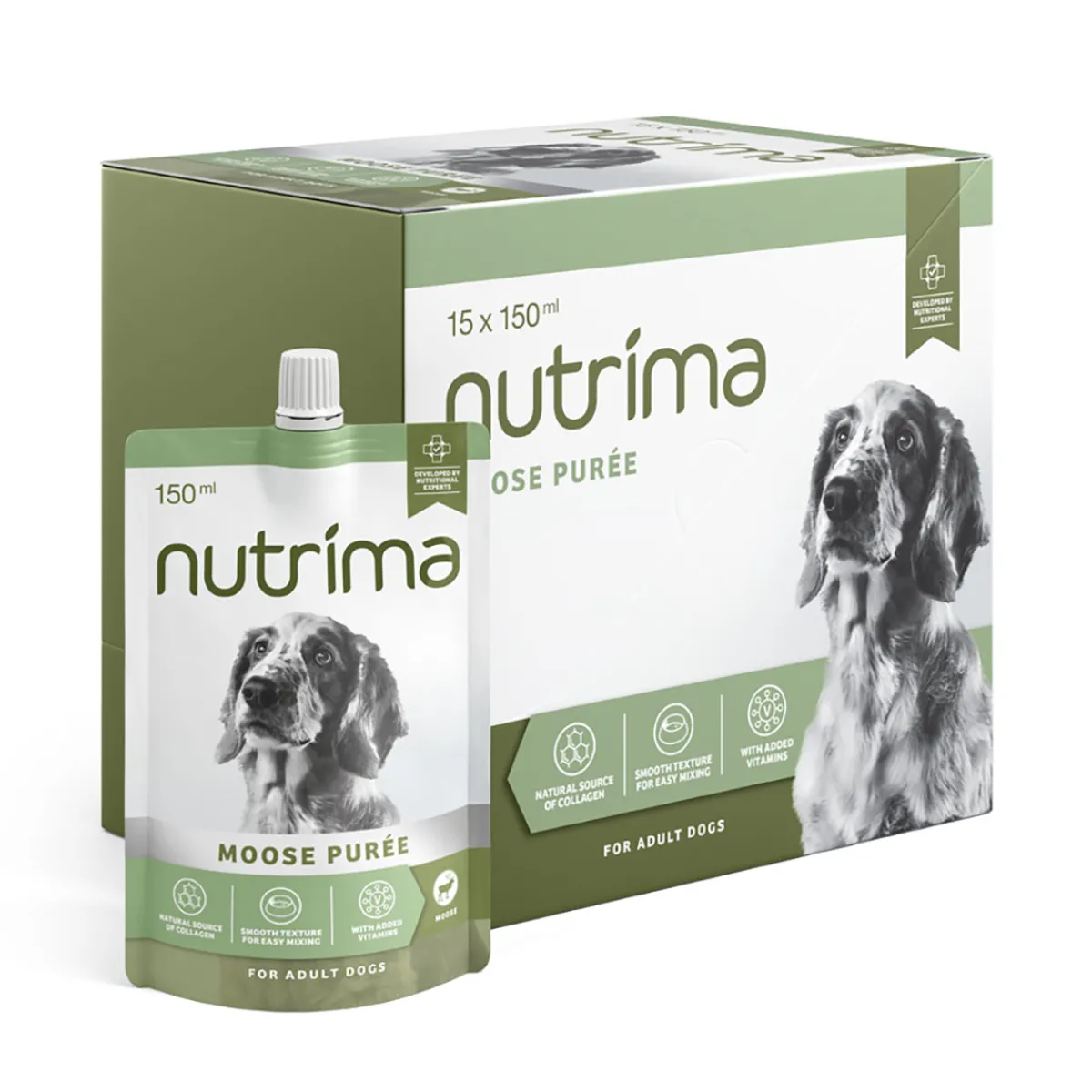 Nutrima Koiran Märkäruoka Ja Makkarat|Uutuudet Koirille*Hirvipyree 150 ml