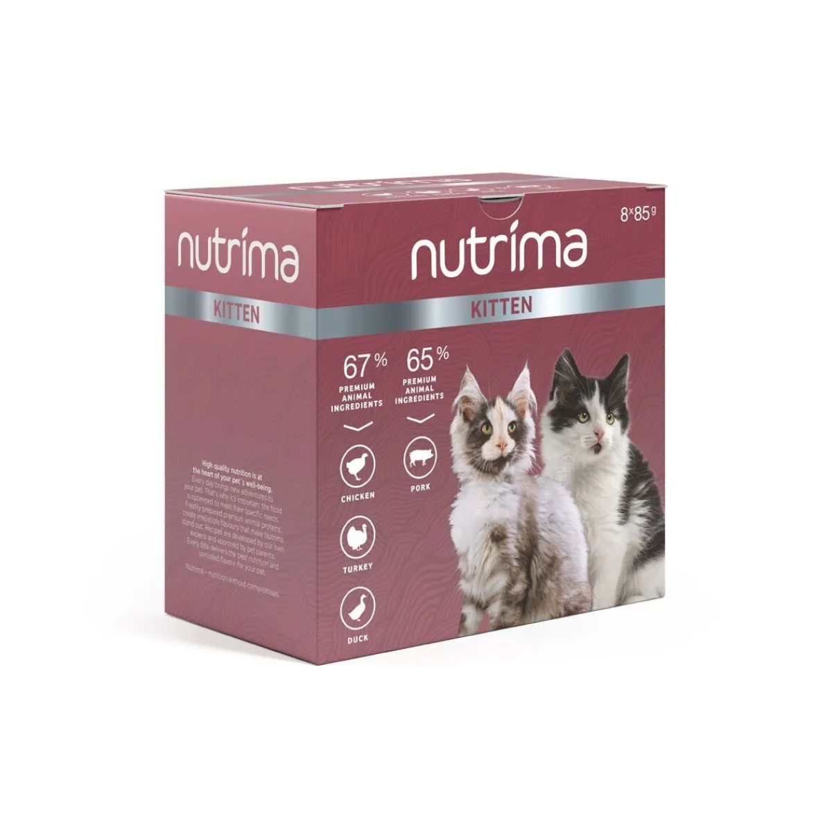 Nutrima Kissan Märkäruoka|Kissanpennun Ruoka*Kitten Multipack 8 x 85 g