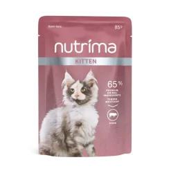 Nutrima Kissan Märkäruoka|Kissanpennun Ruoka*Kitten Pork 85 g