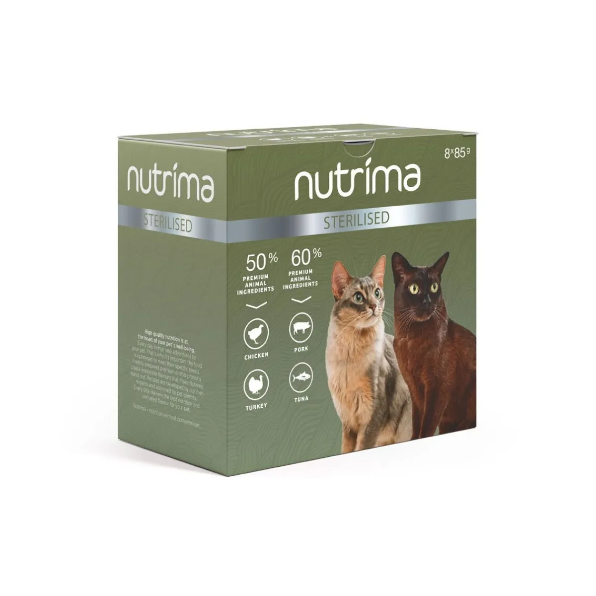 Nutrima Kissan Märkäruoka|Kissan Erikoisruoat*Sterilised Multipack 8 x 25 g