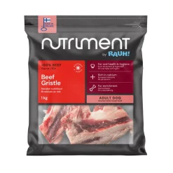 Nutriment by Rauh! Ruokinnan Monipuolistaminen|Kotimainen Koiranruoka*Naudanrustoluut 1 kg