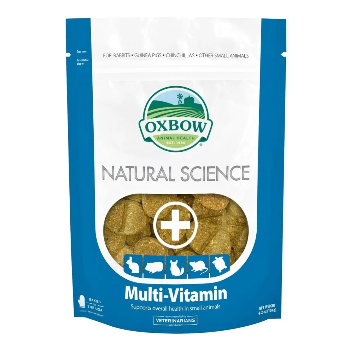 Oxbow Gerbiilin Hoito|Rotan Hoito*Natural science multi-vitamin 120g