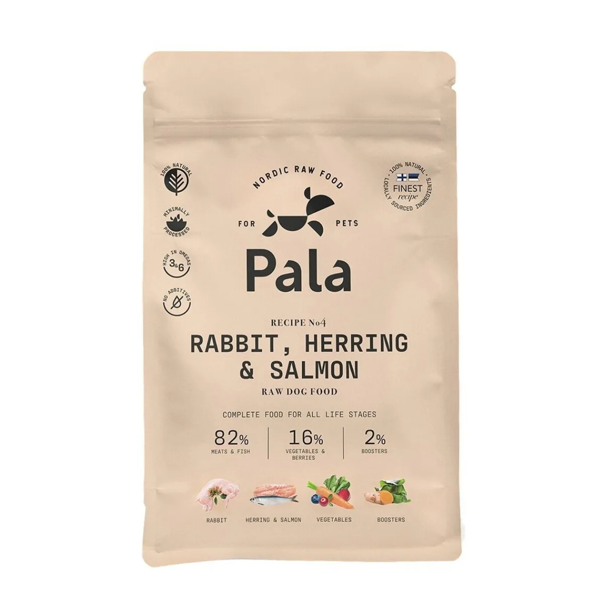 Pala Petfoods Koiran Kuivaruoka|Ruokinnan Monipuolistaminen*Pala #4 Kani, Silli & Lohi
