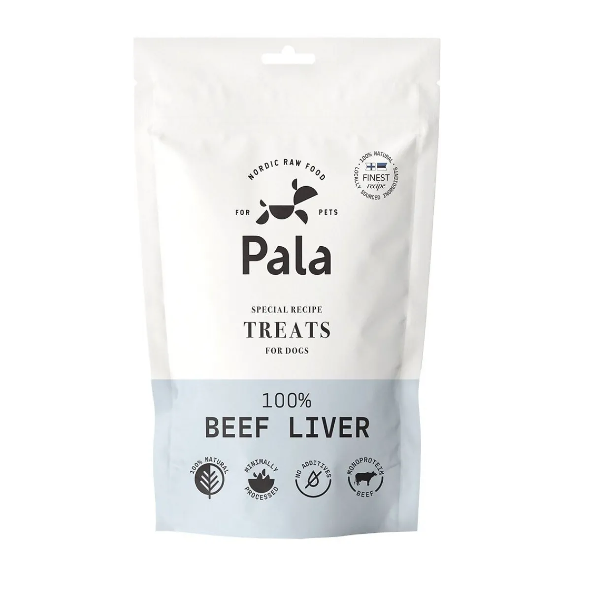 Pala Petfoods Täyslihaherkut|Pehmeät Koiran Herkut*Pala 100% Naudanmaksa 100g