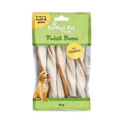 Perfect Pet Tarjoukset Koirille|Purutikut*kanakierretikku 11,5cm 5kpl, 60g
