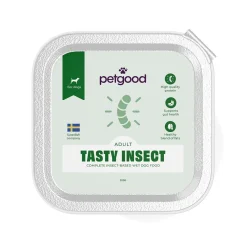 Petgood Koiran Märkäruoka Ja Makkarat*hyönteispohjainen koiran märkäruoka 6 x 300 g