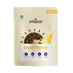 Petgood Pehmeät Koiran Herkut|Pikkuherkut Ja Treeninamit*hyönteispohjainen koiranherkku iholle ja turkille 100 g