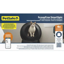 Petsafe Automaattiset Kissanvessat|Lemmikkiteknologia*SmartSpin -automaattinen kissanvessa, Musta