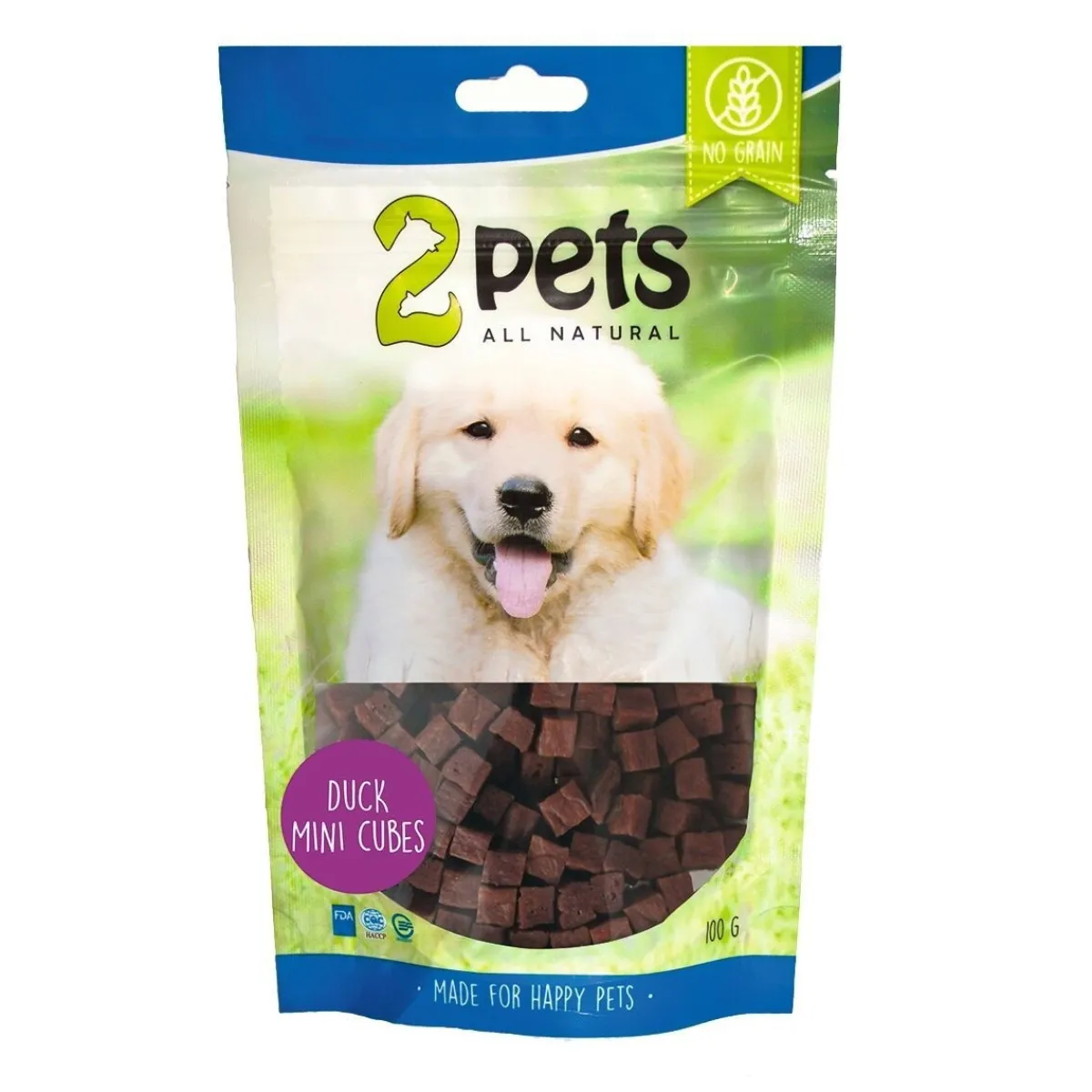 2Pets Pikkuherkut Ja Treeninamit|Pehmeät Koiran Herkut*Mini Ankkakuutiot