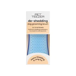 Pet Teezer Harjat, Karstat Ja Suat|Koiran Trimmaus Ja Turkinhoito*De-shedding mini harja, vaaleansininen