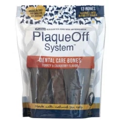 PlaqueOff Hoito Ja Terveys|Hampaidenhoitotuotteet*Dental Care Bones kalkkuna & karpalo 482 g