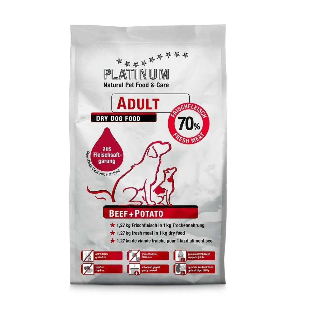Platinum Koiran Kuivaruoka*Adult nauta & peruna